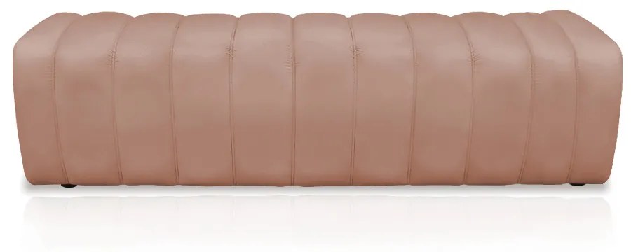 Calçadeira Olivia King 195 cm Veludo Rose - D'Rossi