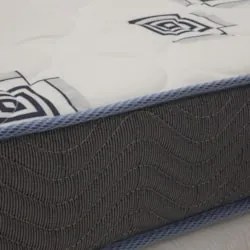 Colchão Solteiro Light Bordado Espuma D33 Selada 88x188x14cm - Ortobom