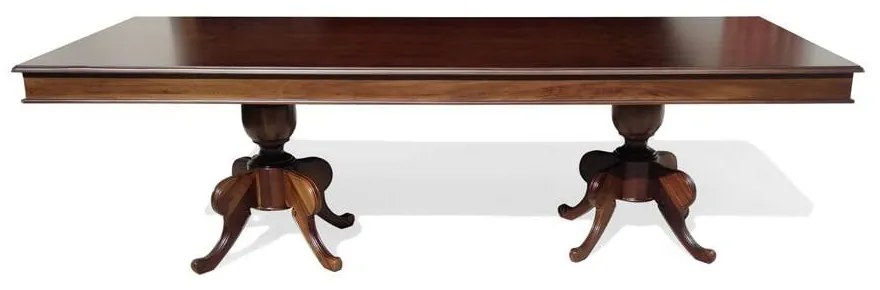 Mesa de Jantar Madri Madeira Maciça Eucalipto Design Clássico