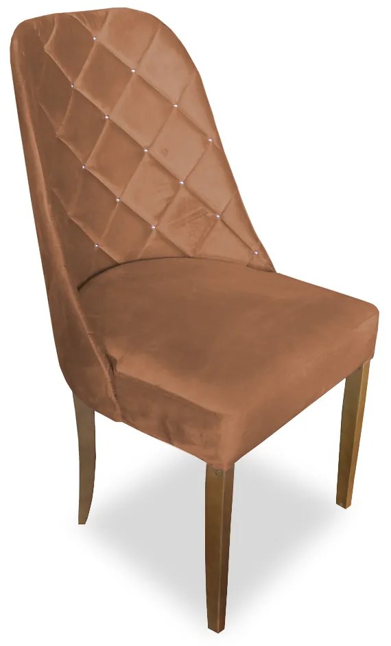 kit com 8 Cadeiras de Jantar Dublin Suede Telha