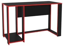 Mesa Para Computador Notebook Desk Game Singapura Preto/Vermelho - Pol