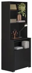 Mesa Escrivaninha Bancada de Estudos Para Quarto Salt Preto Z06 - Mpoz