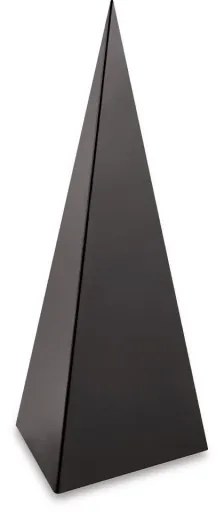 Enfeite Decorativo "Piramide" Em Metal Preto 30 Cm - D'Rossi