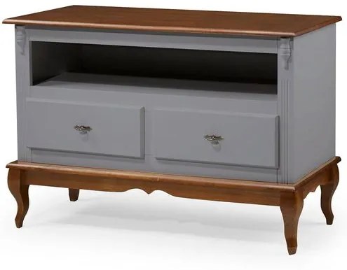 Rack Charm 2 Gavetas Cinza Escuro 120cm - 68245 Sun House
