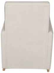 Poltrona Amamentação Base Madeira Balanço Lola Bouclê Off F03 - Mpozen