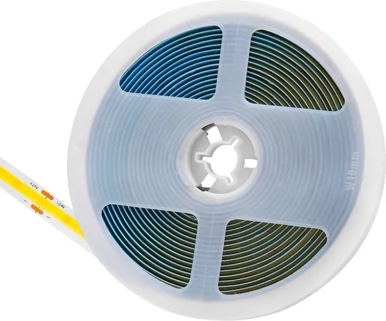 Fita De Led Cob 14W Por Metro 24V Irc90 5 Metros - LED BRANCO QUENTE (2700K)