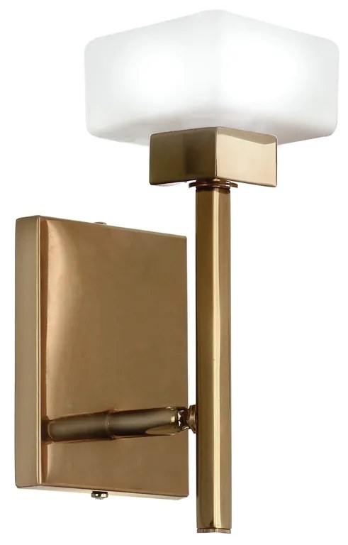 Arandela Cubo Flat Led Integrado 5,5W 2700K 12X12X23Cm Metal E Vidro |... (CROMADO, 220V)