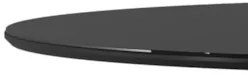 Mesa de Jantar Redonda 135cm 6 Lugares Flex Zuni Ypê/Preto N02 - Mpoze