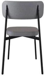 Cadeira de Jantar Estofada Kit 2 Ella M25 Linho Cinza - Mpozenato