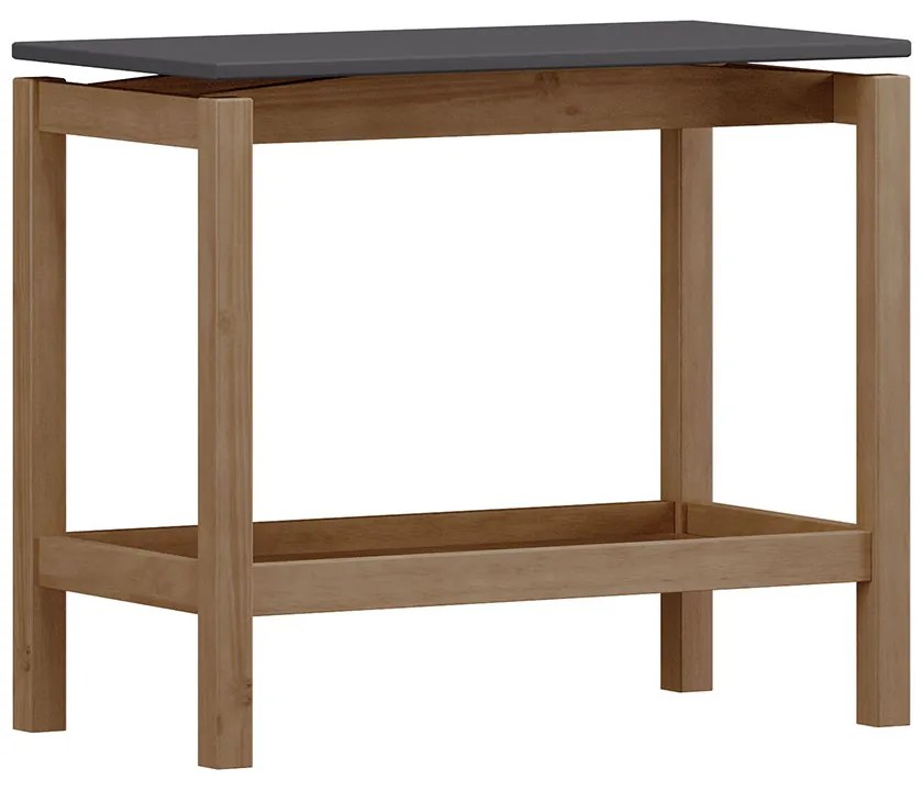 Mesa Lateral Dieter Tampo MDF Freijó/Cinza G74 - Gran Belo