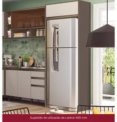 Painel Lateral de Fechamento para Cozinha 49cm 100% MDF Connect Duna –