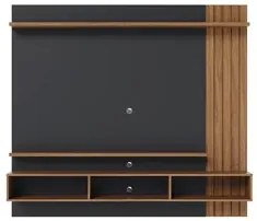 Painel Home Suspenso para TV 70 Pol. 180cm Buriti C05 Noce Milano/Pret