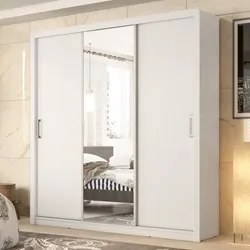 Guarda Roupa 3 Portas 2 Gavetas Residence D02 Branco - Mpozenato