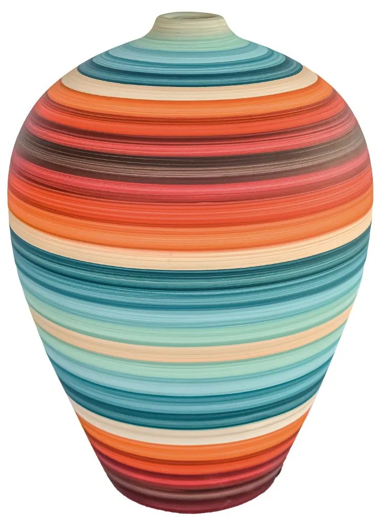 Vaso Bojudo decorativo de cerâmica - Uyuni Fosco Kleiner