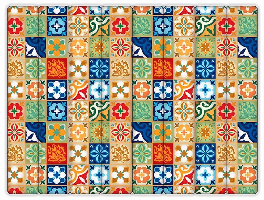 Jogo Americano Ladrilhos Coloridos 29x39 cm -  D'Rossi