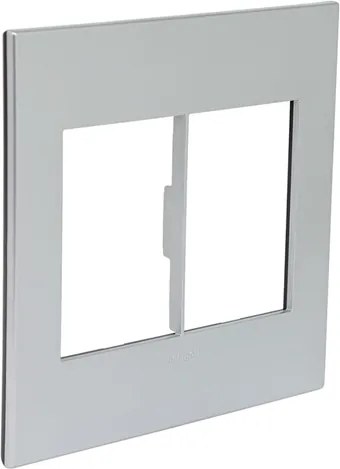 Placa 4X4 6 Postos Quadrados Aluminio Arteor