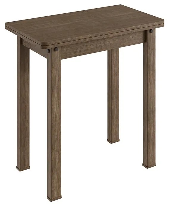Conjunto Sala Jantar Mesa Dobrável Mdf 4 Banquetas Estofadas - Ameixa Negra/Preto