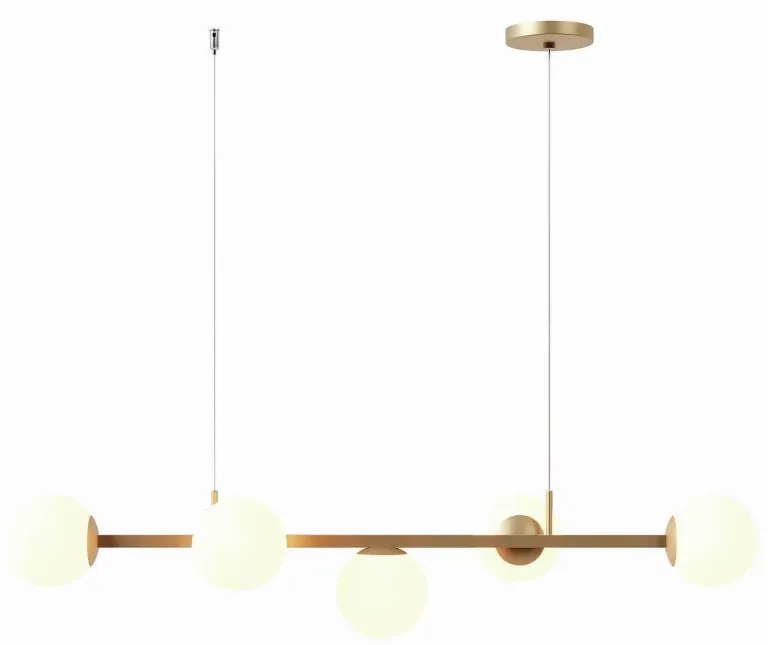 Pendente Jabuticaba Linear Small Retângular 26X20X98Cm Alumínio E Glob... (PRETO, FOSCO)
