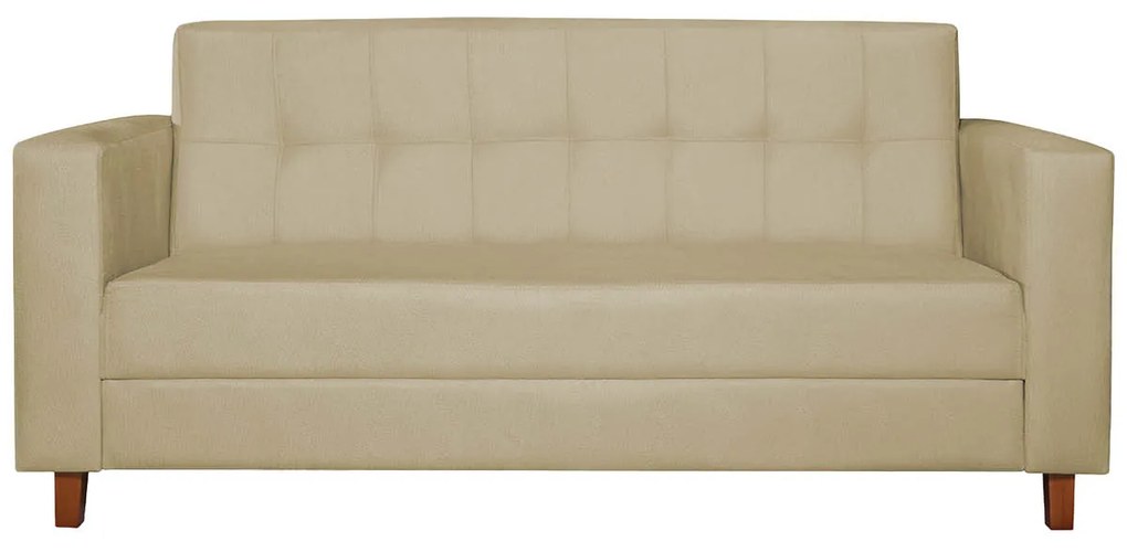 Kit Sofá 2 Lugares e 2 Poltronas Denver Suede Bege - ADJ Decor