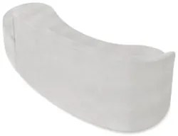 Sofá 4 Lugares Para Sala 220cm Orgânico Wendi Boucle Cinza I01 - Mpoz