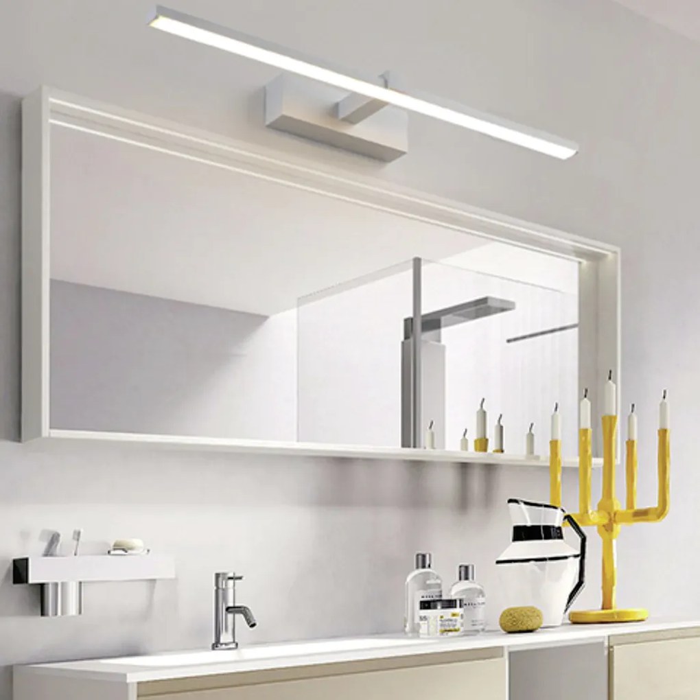 Arandela Aquila 60X15X5Cm Led 12W 4000K Ip44 Branco |Opus Hm 37974