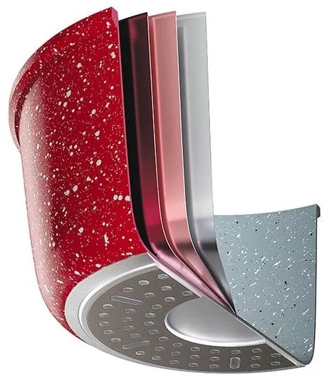 Conjunto com 4 Panelas de Titânio Black 5mm + 3 Tampas de vidro
