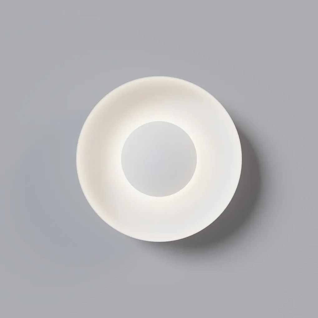 Arandela Rebatedor Eclipse Ø33Cm 02Xg9 - Qimporta Ar2367 (BRANCO)