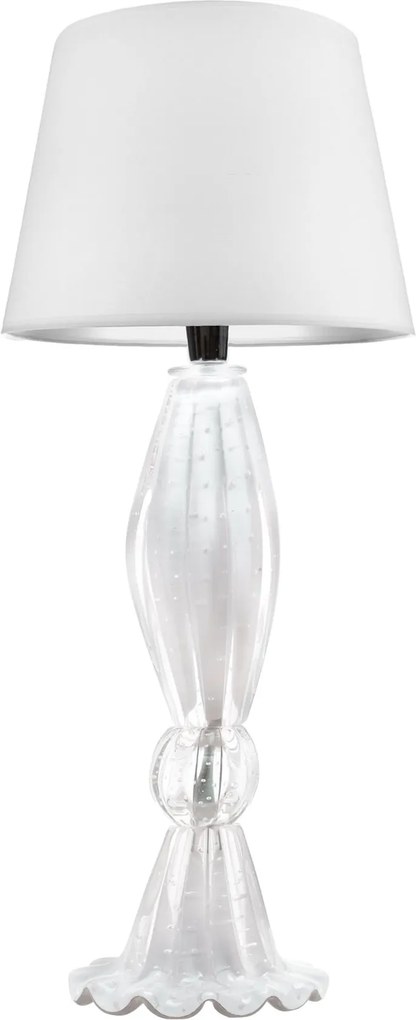 Abajur Murano Nilo P - Quartzo Pérola  Quartzo Pérola