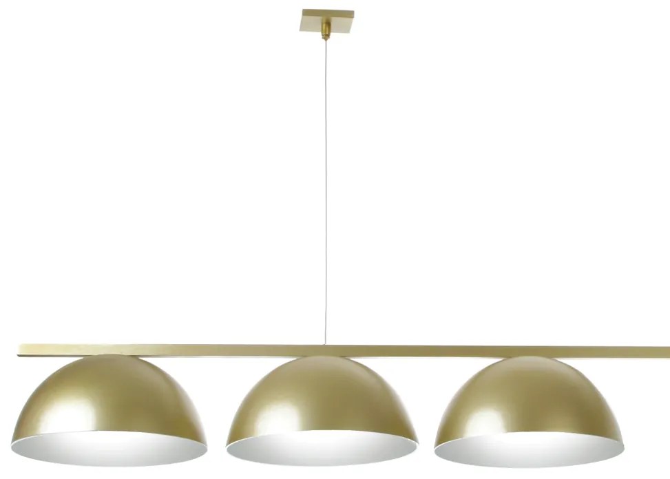 Pendente Eris 28X25X130Cm Metal Alumínio 4Xe27 - Old Artisan Pd-5849 (DOURADO FOSCO)