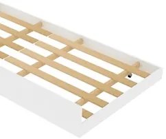 Cama Auxiliar Solteiro CM8008 Branco - Tecno Mobili