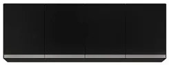 Armário de Cozinha Modulado de Canto 8 Peças CP27 com Pia Inox Preto -
