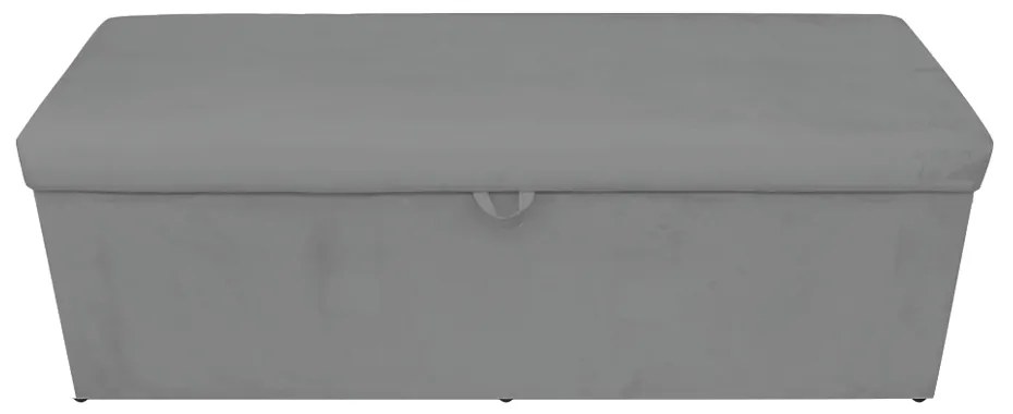Kit Calçadeira e Painel Clean 140 cm Suede D'Rossi - Grafite