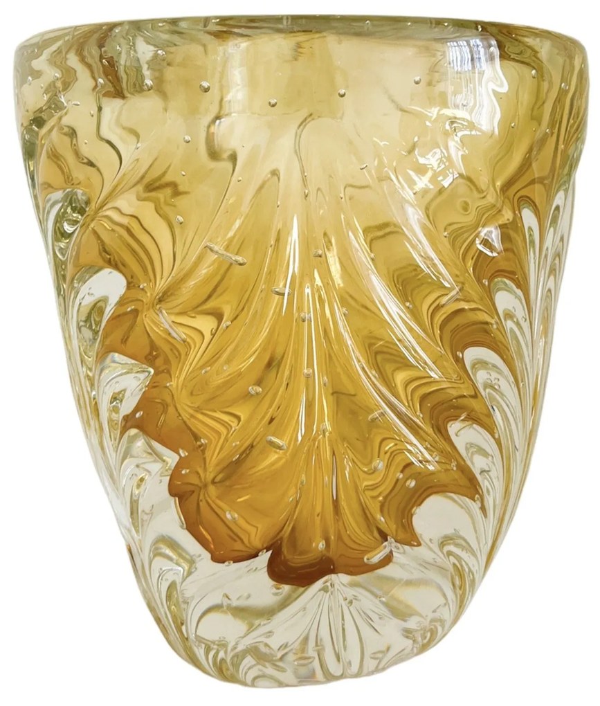 Vaso em Murano Murcia - ambar  Ambar