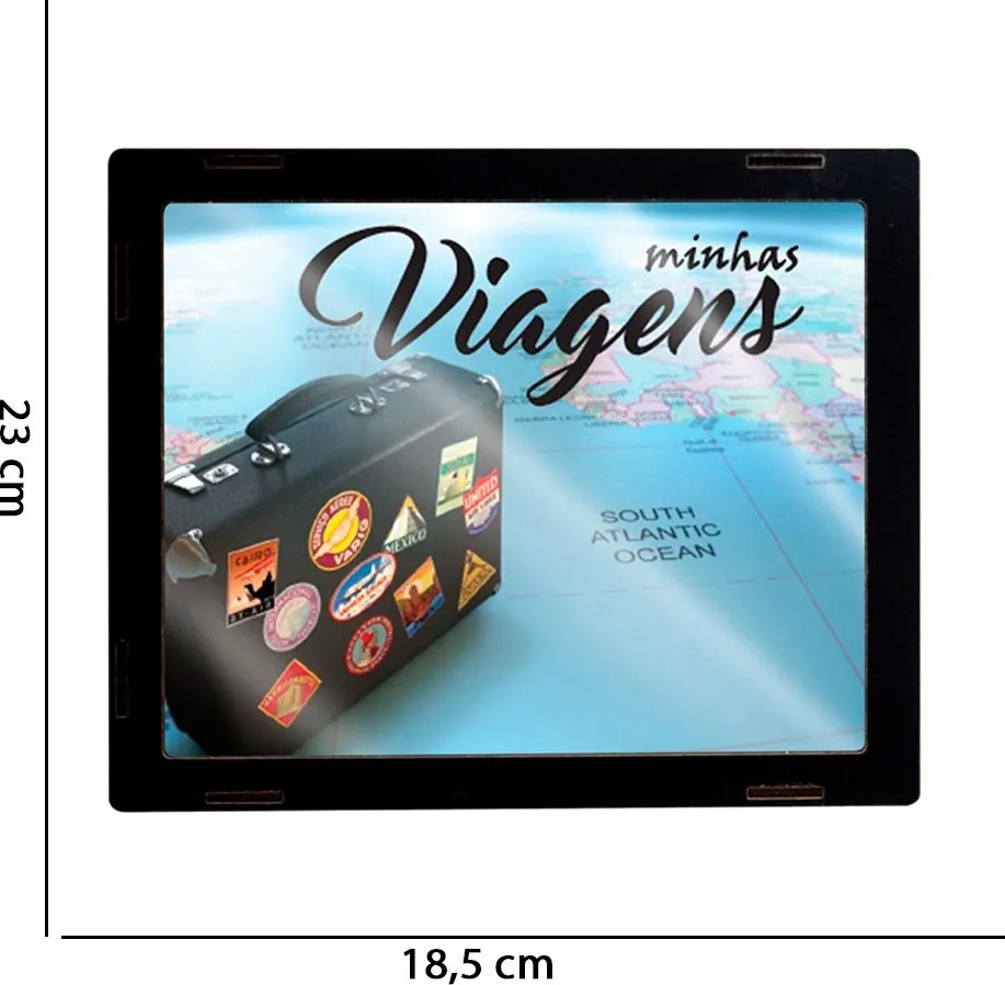Quadro e Cofre Viagens C03 - D'Rossi
