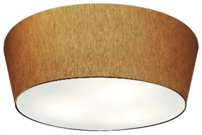 Plafon Para Quarto Cone SQ-3004 Cúpula Cor Palha