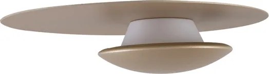 Plafon Led De Sobrepor 18w 127v 2700k Outlier - DOURADO