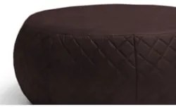 Puff Decorativo Golf 105cm Tressê C34 Sintético Marrom - Domi