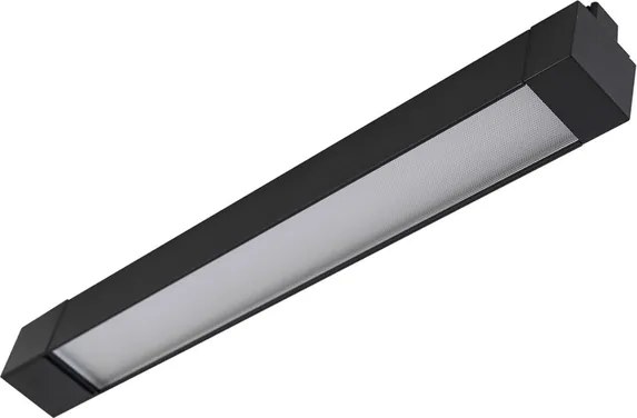 Plafon Led Sobrepor Para Trilho Preto 12,5W 3000K Trace