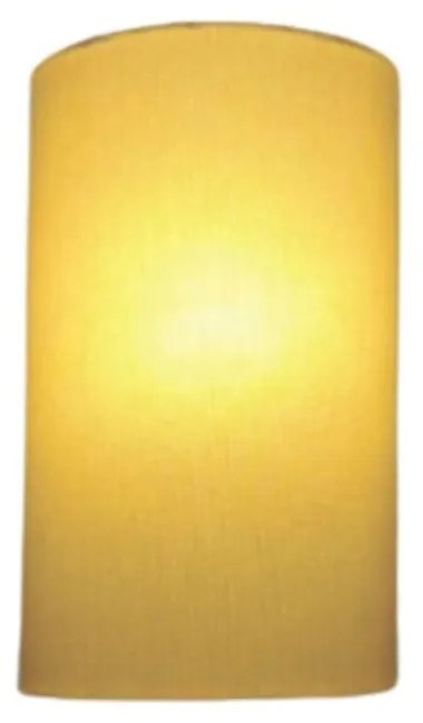 Arandela Meia Cana Md-2031 Cúpula em Tecido 30/18x16cm Algodão Crú - Bivolt