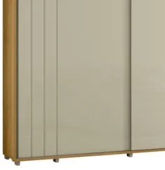 Guarda Roupa Casal 278cm Com 2 Portas Mya Opala/Cumaru Z10  - Mpozenat