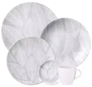 Aparelho de Jantar Tramontina Arbo Porcelana Decorada 20 Peças