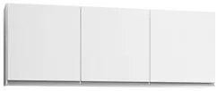 Kit 2 Armários Aéreos 150cm 3 Portas Argélia Branco - Lumil