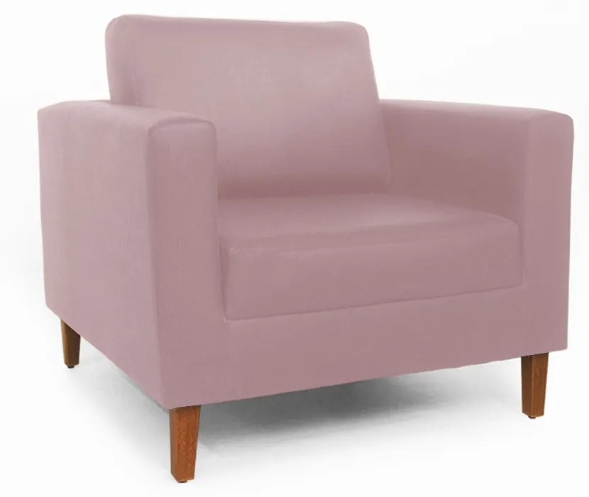 Conjunto 2 Poltrona Decorativa Gabriela Suede Crepe