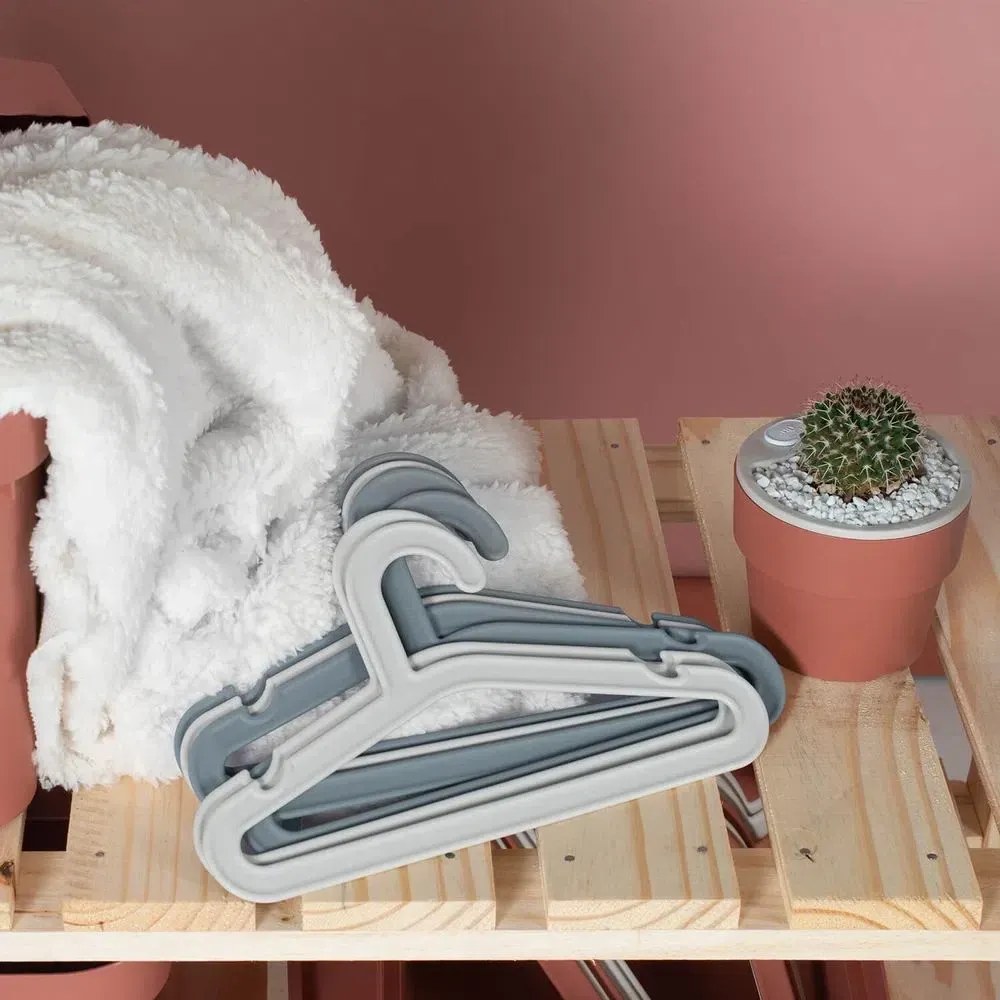 Kit 4 Cabides Infantil Branco
