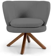 Kit 02 Poltronas Decorativas Melissa Base Giromad Giratória C-416 Linh