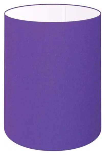 Cúpula Abajur Cilíndrica Cp-8003 Ø15x20cm Roxo