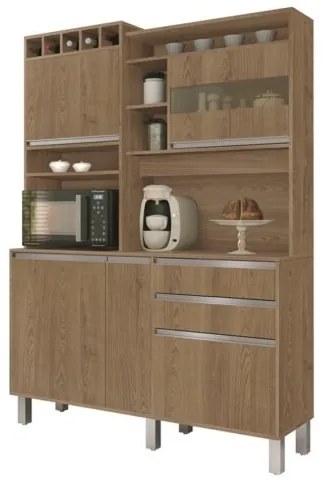 Kit Cozinha Smart 5 Portas Freijó - Vitamov