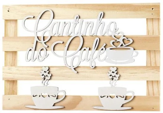 Placa Decorativa Cantinho do Café