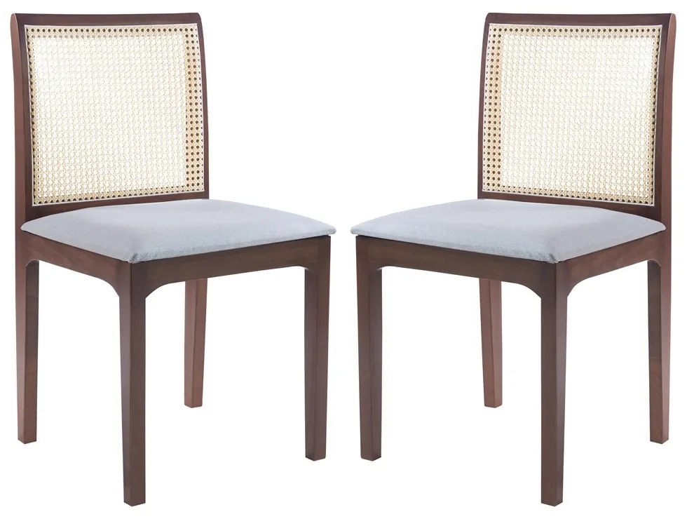 Kit 2 Cadeira Decorativa Sala de Jantar Steve Amêndoa G55 - Gran Belo