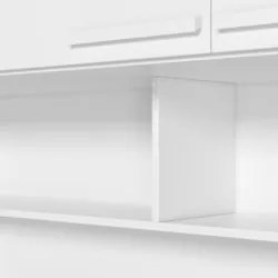 Guarda Roupa Casal Modulado Completo Lorena Z17 Branco - Mpozenato